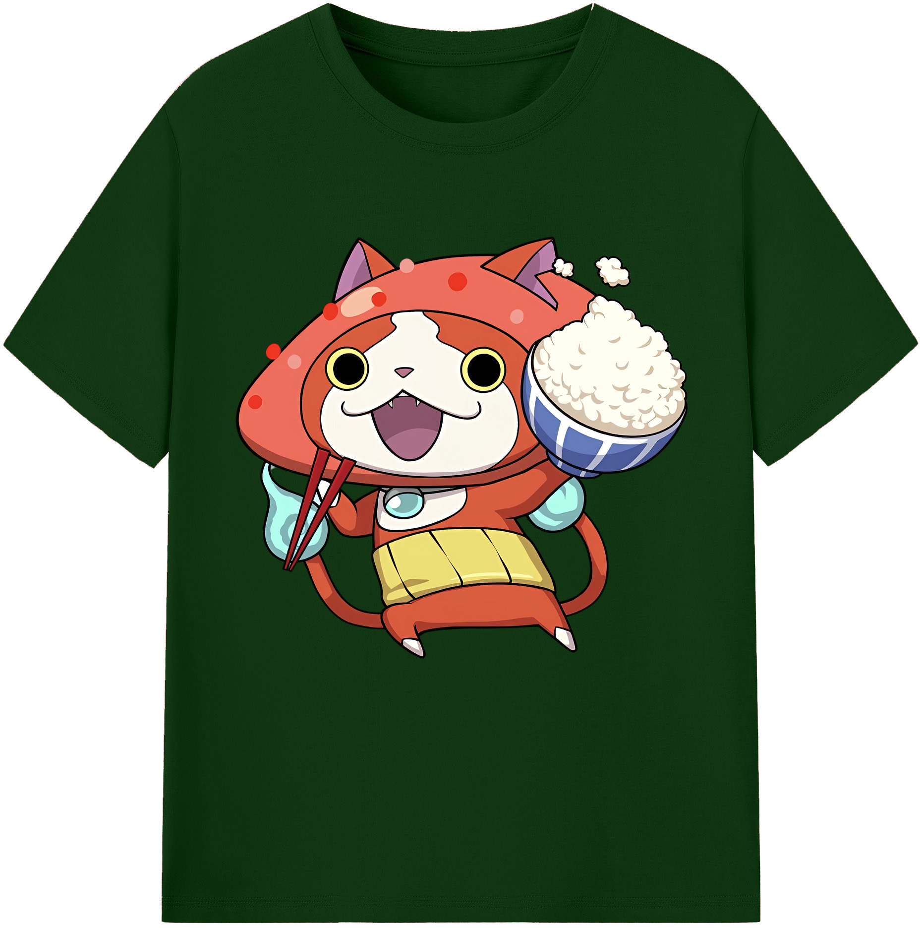 （画像用） 妖怪ウォッチ Yo-kai Watch 綿100％半袖Tシャツ（フロントプリント）